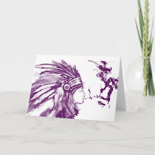 Carte AJOUTEZ VOTRE PROPRE illustration de Natif (Devant)