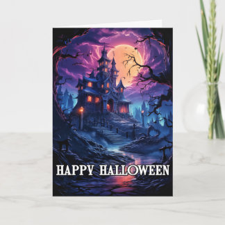 Carte Ajoutez Votre Texte Joyeux Halloween