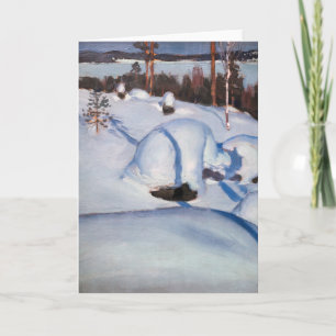 Carte Akseli Gallen-Kallela - Paysage hivernal #1