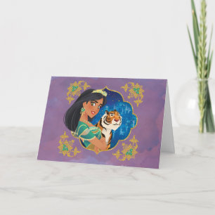 Carte Aladdin   Graphisme Bijou Jasmine Et Raja