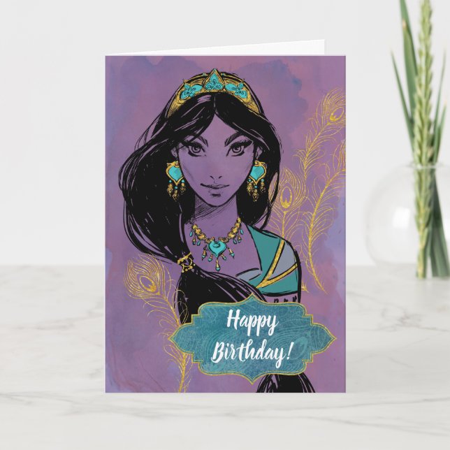 Carte Aladin| Jasmine "Qui je suis" (Devant)