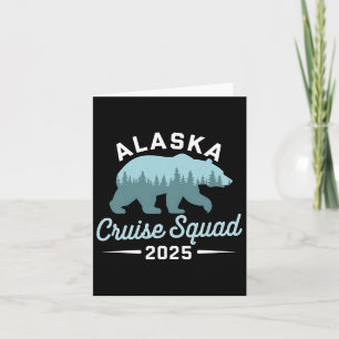 Carte Alaska Cruise Squad 2025 Famille Vacation Correspo