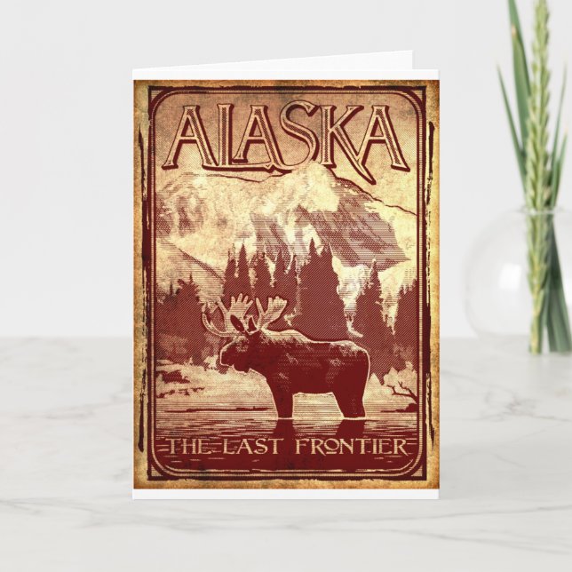 Carte Alaska - la dernière frontière (Devant)