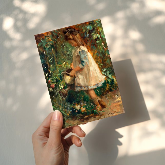 Carte Albertine dans le jardin | Albert Roelofs (Créateur téléchargé)