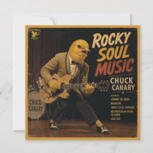 Carte Album de Chuck Canary : une parodie