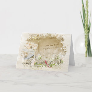 Carte Album de mariage vintage Félicitations