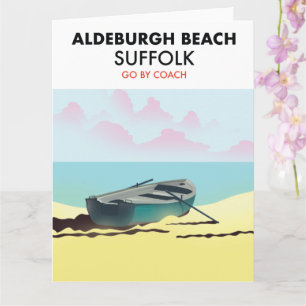 Carte Aldeburgh Beach Suffolk