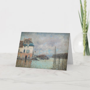 Carte Alfred Sisley - Inondation à Port-Marly