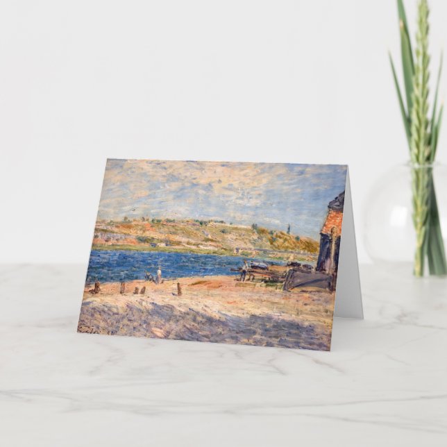 Carte Alfred Sisley - Les berges de la rivière à Saint-M (Devant)