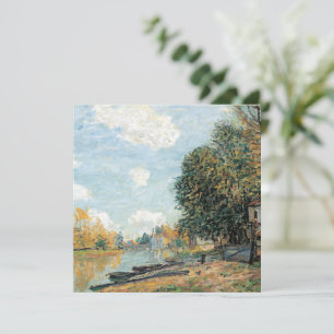 Carte Alfred Sisley Moret : Les rives du fleuve Loing