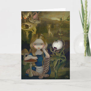 Carte "Alice à Bosch Landscape" Greeting Card