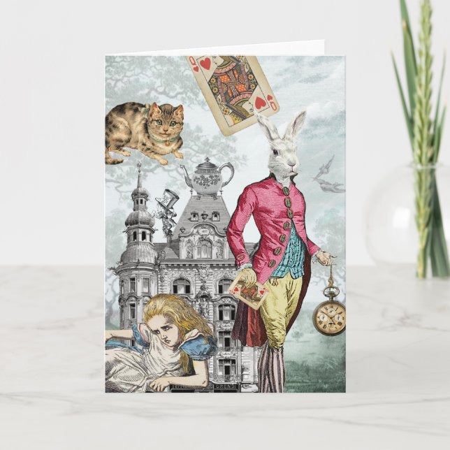 Carte Alice au pays des merveilles (Devant)