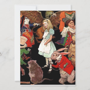 Carte Alice au pays des merveilles