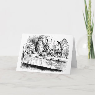 Carte Alice au thé fou