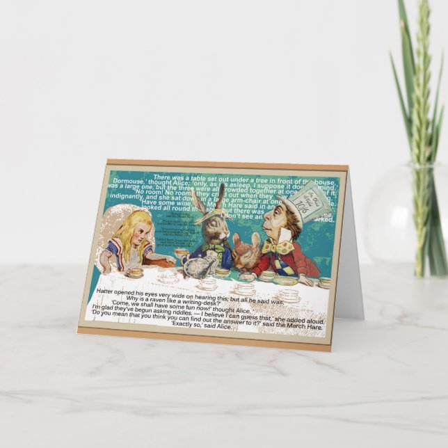 Carte Alice et la fête du thé de la haine (Devant)