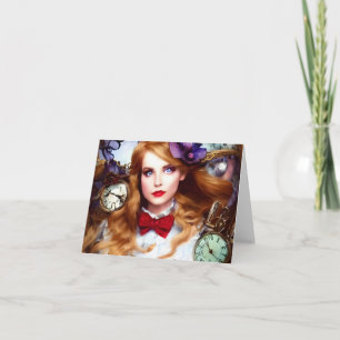 Carte Alice garde le temps L'IA a généré de l'art en tou