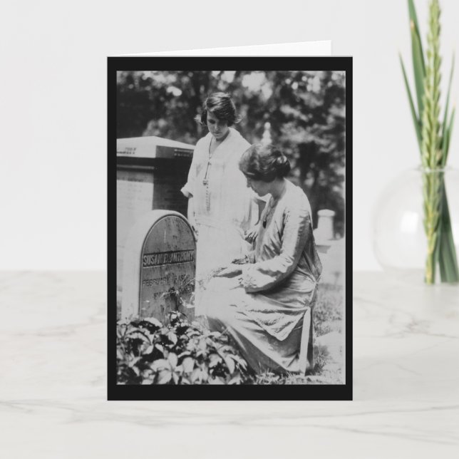 Carte Alice Paul Anita Pollitzer honorant Susan B. (Devant)