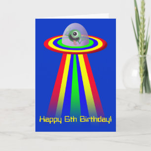Carte Alien à l'anniversaire