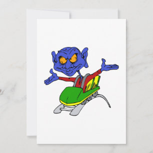 Carte Alien aucun dessous de verre main