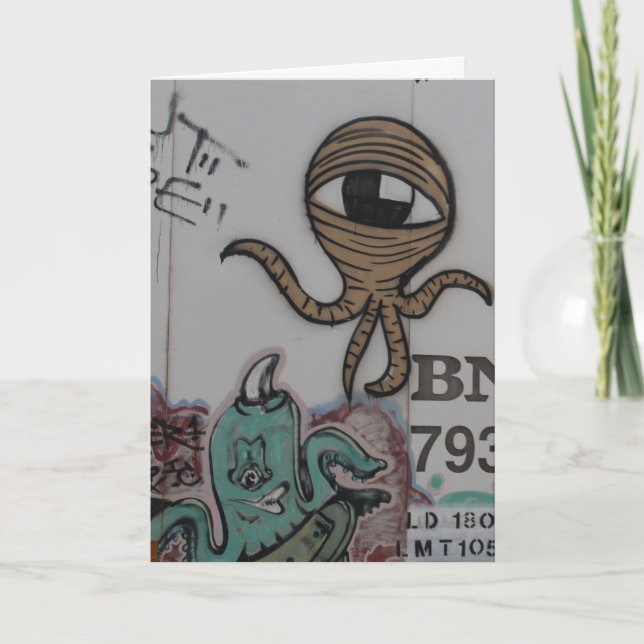 Carte Aliens Graffitti (Devant)