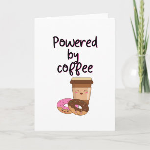 Carte Alimenté Par Café
