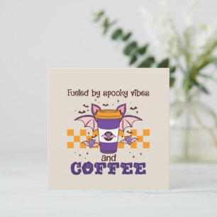 Carte Alimenté par des Vibes Éffrayantes et du café