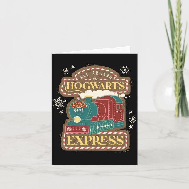 Carte All Aboard The Express Christmas Cookie  (Devant)