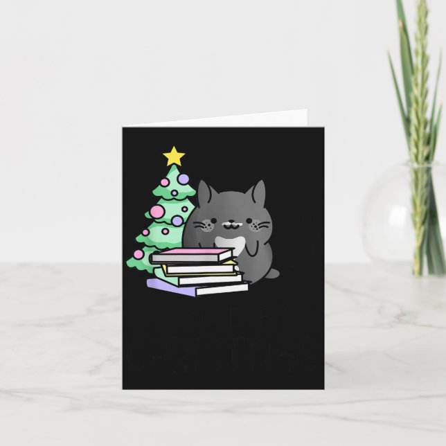 Carte All Booked For Christmas Cozy Mystery, Book Lovers (Devant)