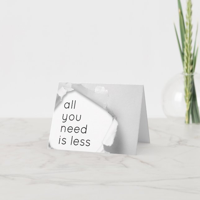 Carte All you need (Devant)