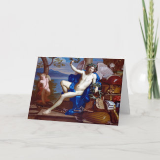 Carte Allegory of Sacred and Profane Love Fine Art Card