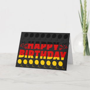 Carte Allemagne Drapeau patriotique Anniversaire