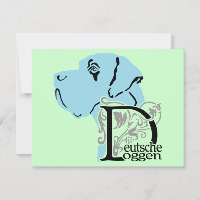 Carte Allemand : Chien (Devant)