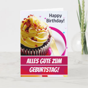 Carte Allemand Joyeux Anniversaire / Alles Gute zum Gebu