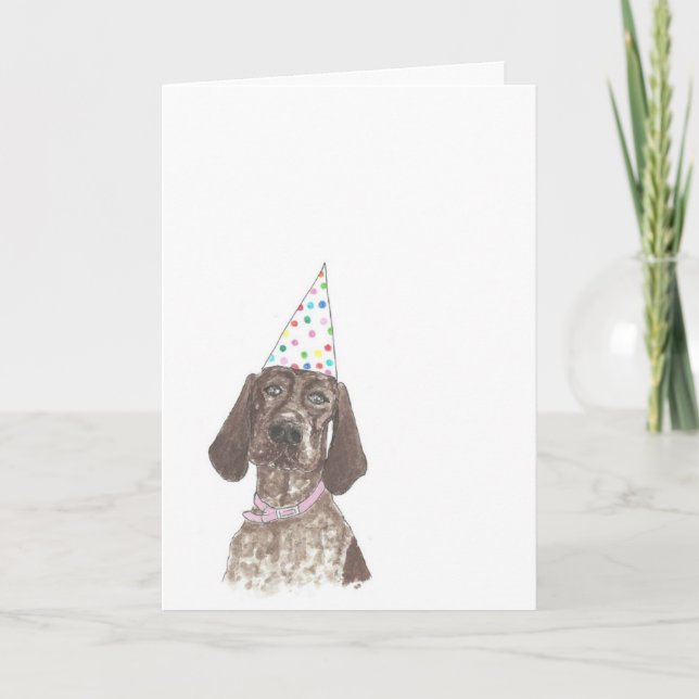 Carte allemande de joyeux anniversaire (Devant)
