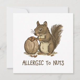 Carte Allergique aux noix