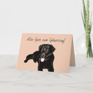 Carte Alles Gute zum Geburtstag - Anniversaire allemand