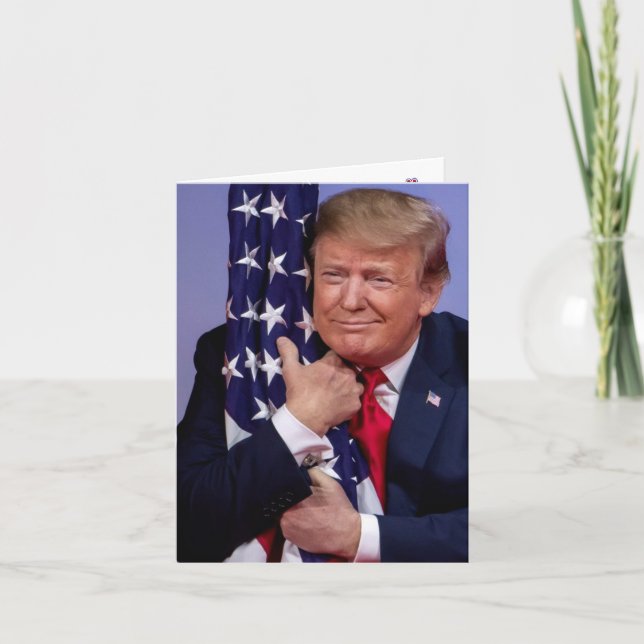 Carte Allez l'homme - Vote Trump - Trump 2020 (Devant)