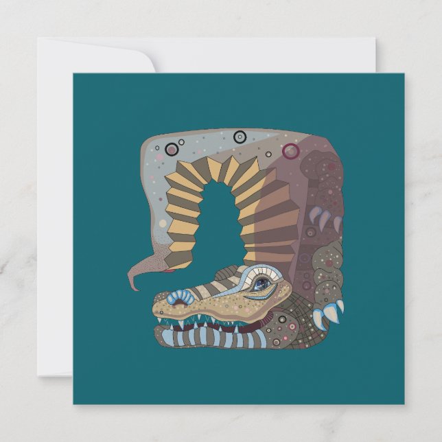 Carte Alligator  (Devant)