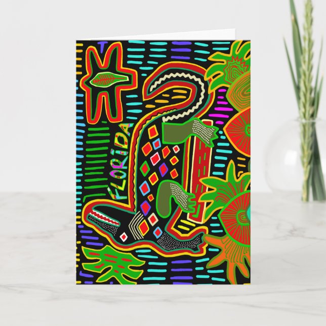 Carte Alligator de Floride - Critters d'ouragan (Devant)