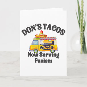 Carte Allons Taco Drôle Trump Toujours Abandonne 27