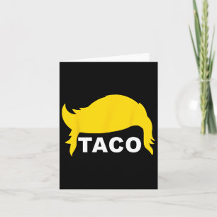 Carte Allons Taco Funny Taco Cheveux