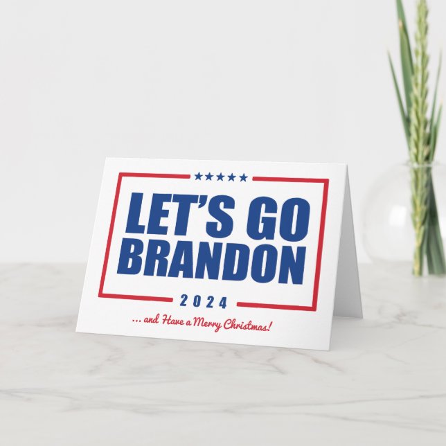 Carte Allons voir Brandon et Bonne Voix de Noël (Devant)