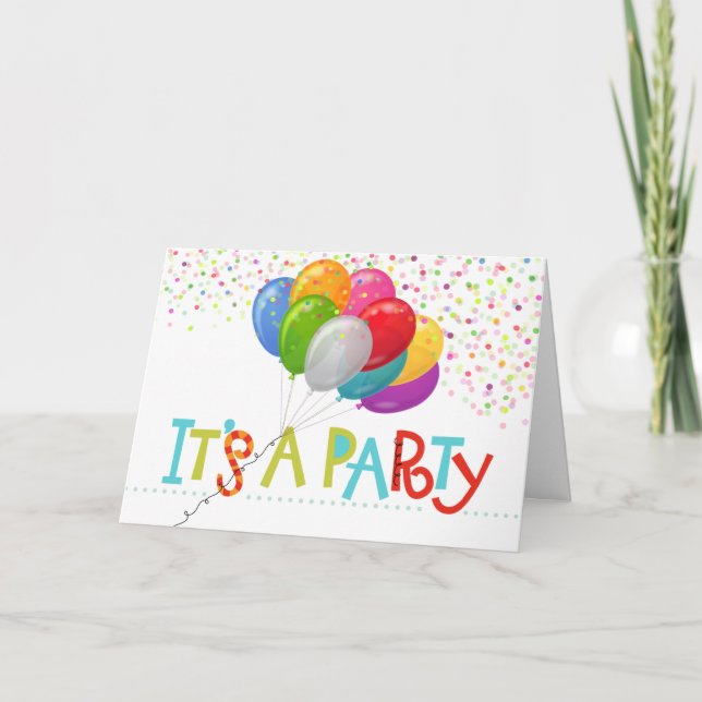 Carte Allons-y ! (Carte d'anniversaire) (Devant)