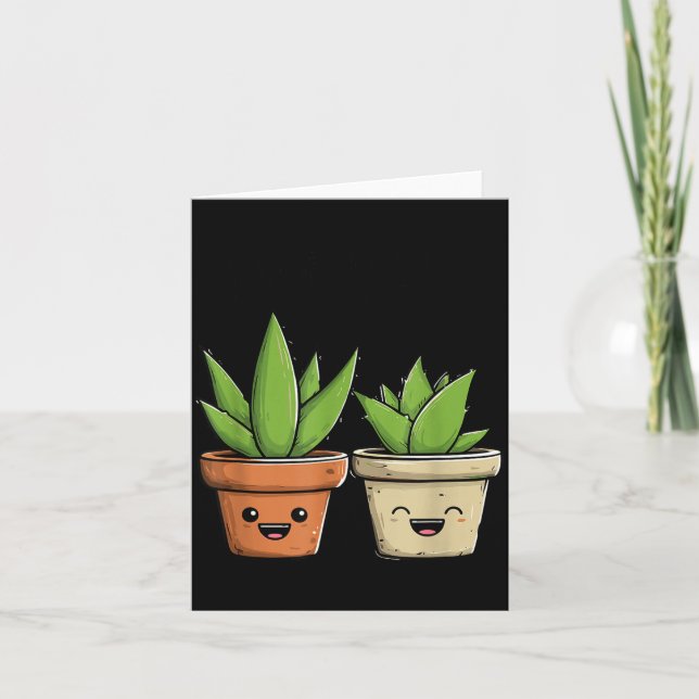 Carte Aloe There Funny Succulent Plant Lover  (Devant)