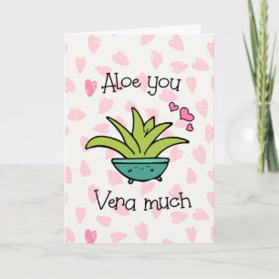 Carte Aloe You Vera Beaucoup Mignonne Lote Pun