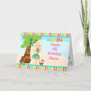 Carte Aloha Blonde Coiffeuse