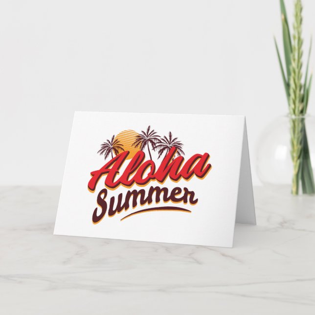 Carte Aloha été (Devant)