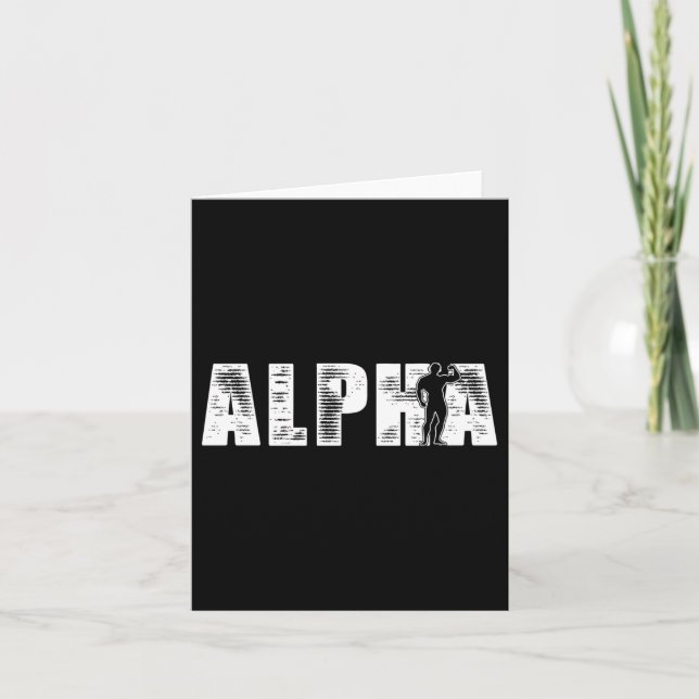 Carte Alpha mâle (Devant)