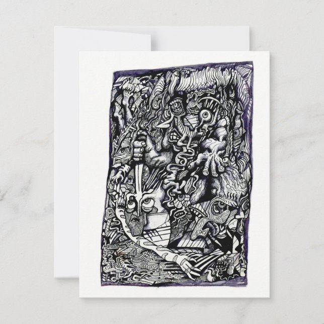 Carte Alpha Warrior, par Brian Benson Flat Card (Devant)