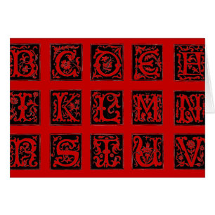 Carte Alphabet